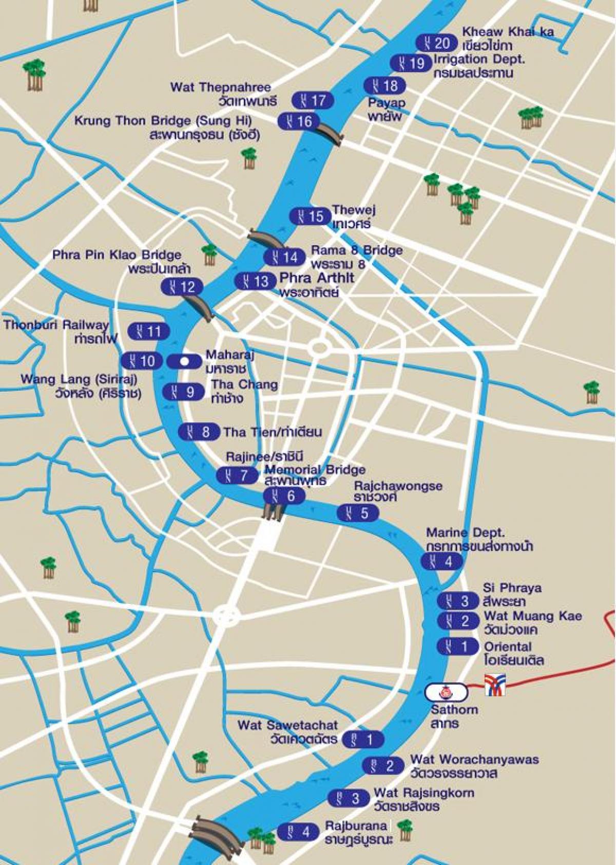 bangkok canal hartë