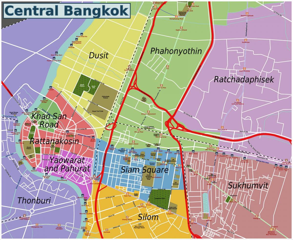 fushat e bangkok hartë