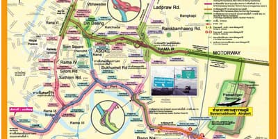 Harta e autostradave bangkok