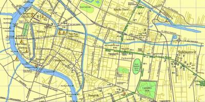 Harta e rrugës bangkok