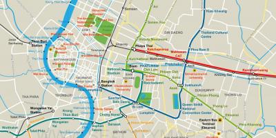 Harta e bangkok qendër të qytetit