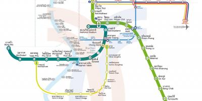 Bangkok qytetit tren hartë
