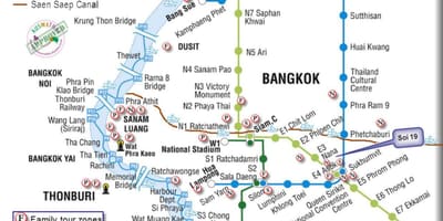 Transporti publik bangkok hartë