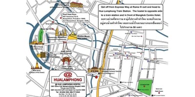 Hua lamphong stacioni hekurudhor hartë