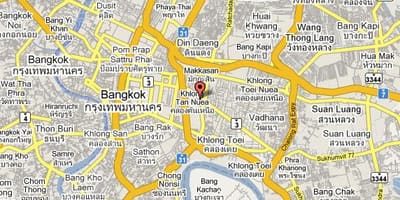 Harta e sukhumvit zonën bangkok